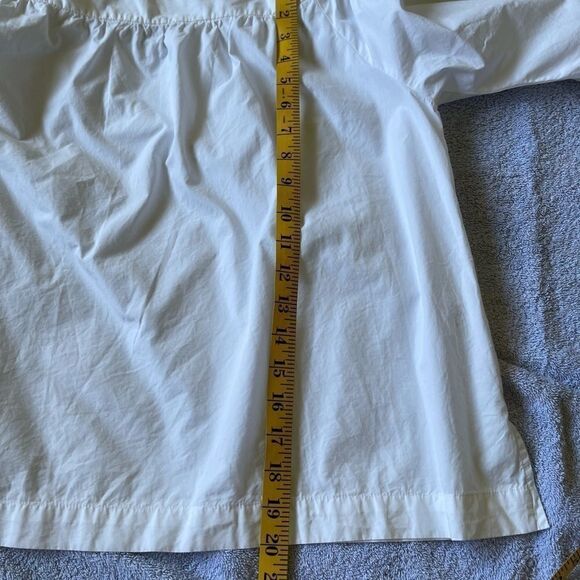 3/$25 MADEWELL White Clean Off the Shoulder Top.Size L - Picture 14 of 14